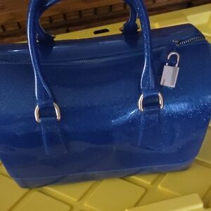 Elegant Blue Handbag